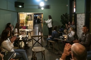 Amber passes the money to Brittany